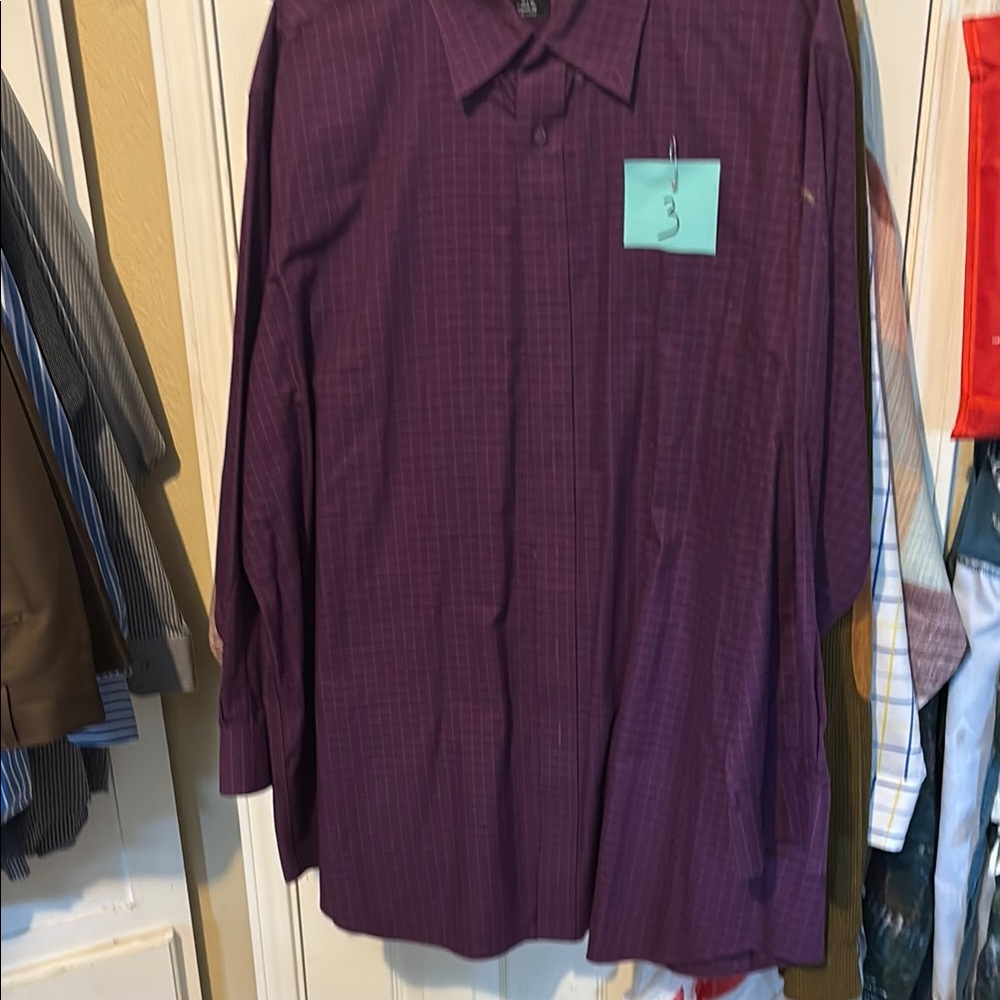 Paul Fredrick Purple Dress Shirt